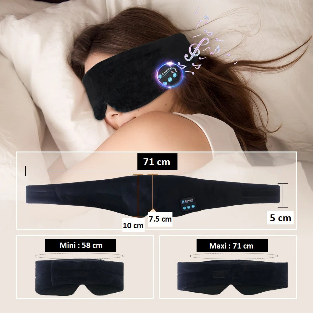 RêvOlution - Masque de Sommeil Bluetooth
